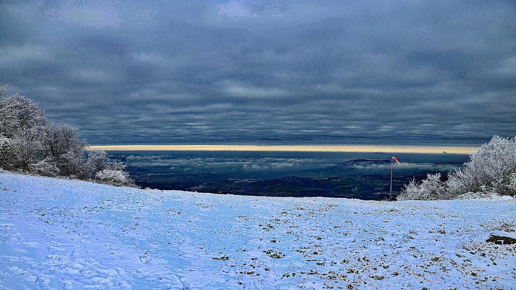 Schnee am Gaisberg