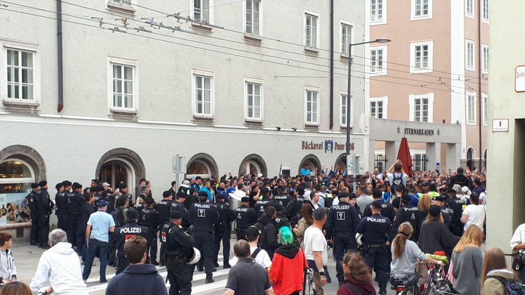 EL-Spiel gegen Marseille: Stimmung in Salzburg