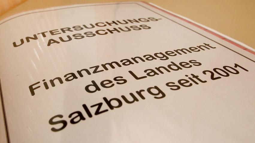 Für den U-Ausschuss rund um den Salzburger Finanzskandal wurde am Mittwoch ein straffer Zeitplan vorgelegt.