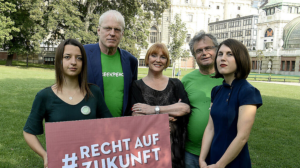 Die Initiatoren verlangen ein Recht auf Zukunft