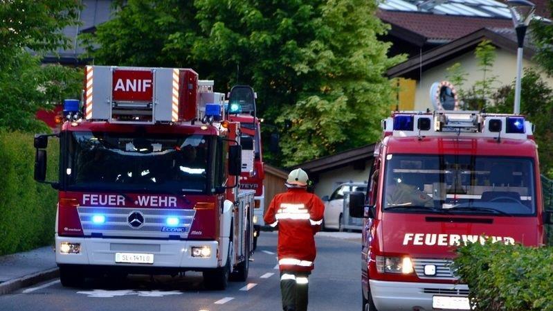Feuerwehrübung in Grödig