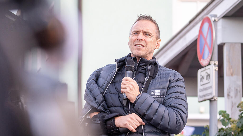 Pflege-Demo in Salzburg