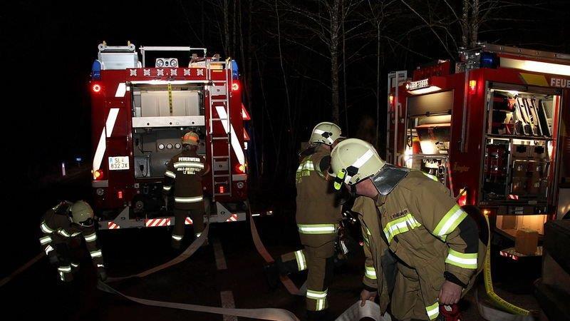 Dachstuhlbrand in Großgmain