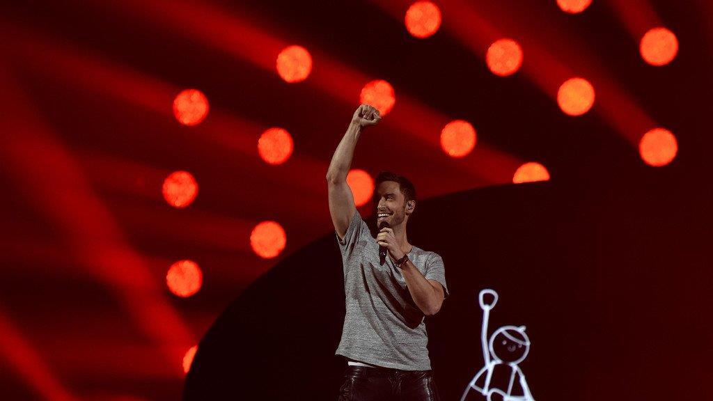 So freut sich Mans Zelmerlöw, Sieger des Song Contest 2015 in Wien