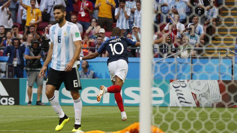 Fußball-WM: Frankreich - Argentinien 4:3