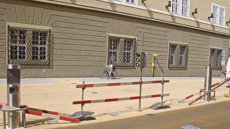 Poller in der Hofstallgasse