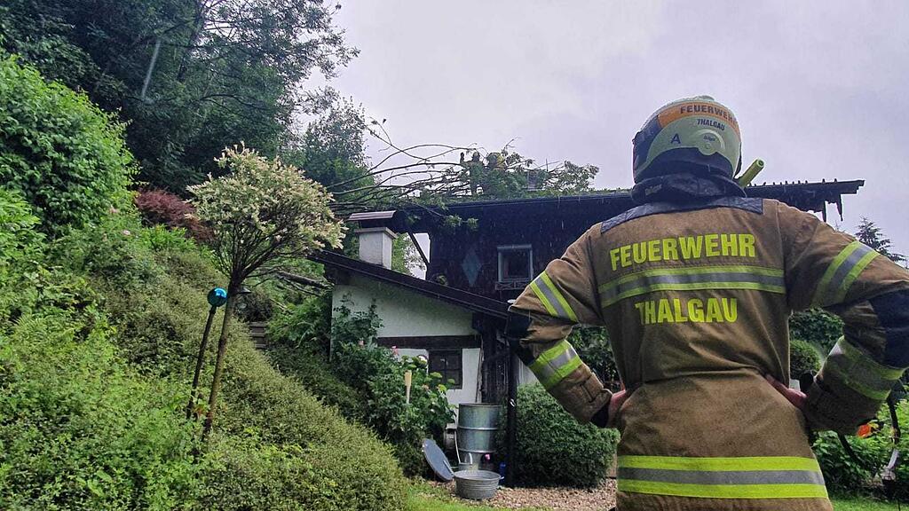 Unwetter in Thalgau