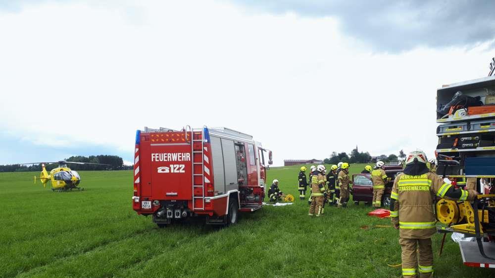 Frontalkollision in Straßwalchen