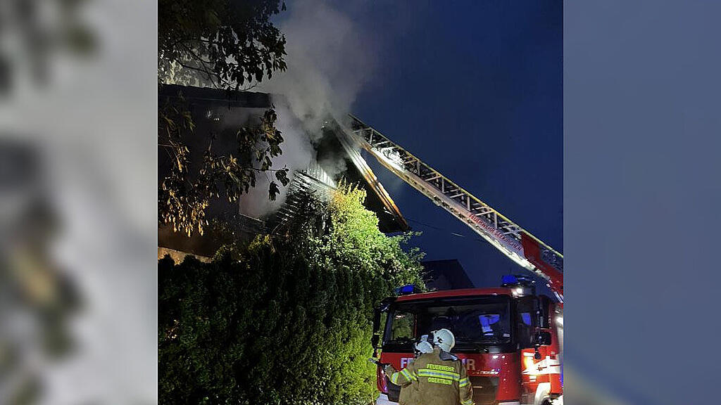 Dachstuhlbrand Obertrum