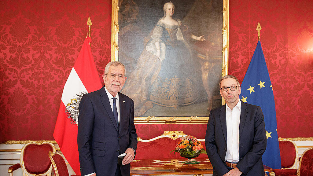 Kickl ist am Freitag als erster Parteichef in der Hofburg zu Gast