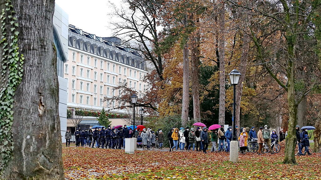 Corona-Demo Stadt Salzburg