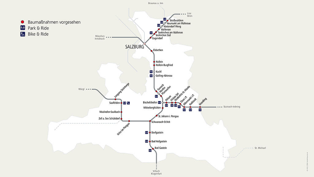 ÖBB-Infrastruktur: 200 Millionen Euro für Salzburger Bahnhöfe