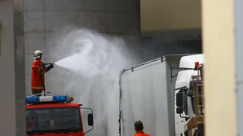 Brand bei Leube, II