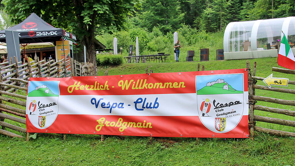 Vespa Treffen beim Latschenwirt