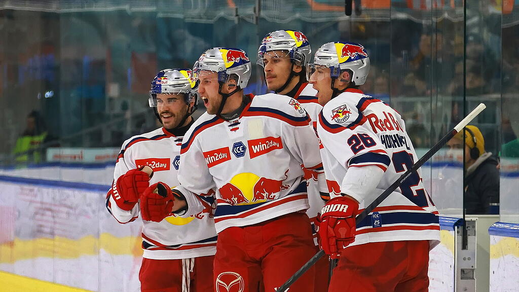 Eishockey: Red Bull Salzburg vs. Black Wings Linz