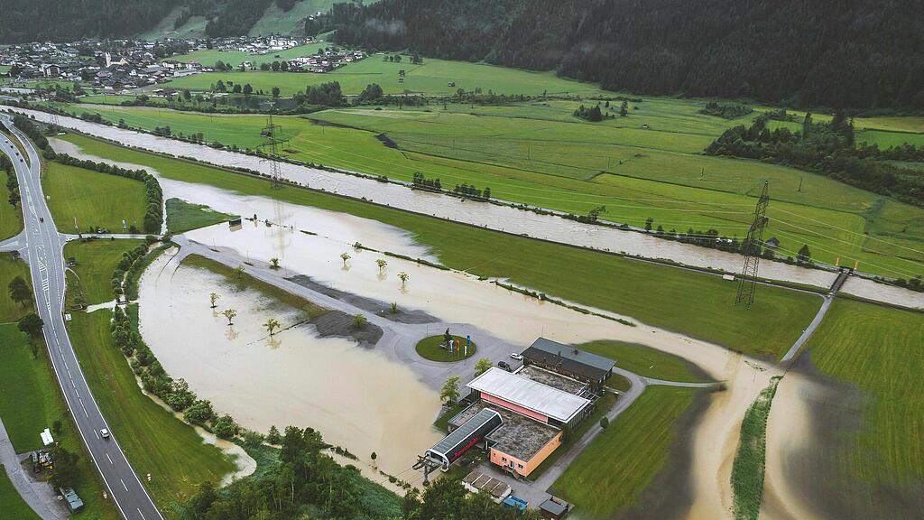 Hochwasser in Hollersbach