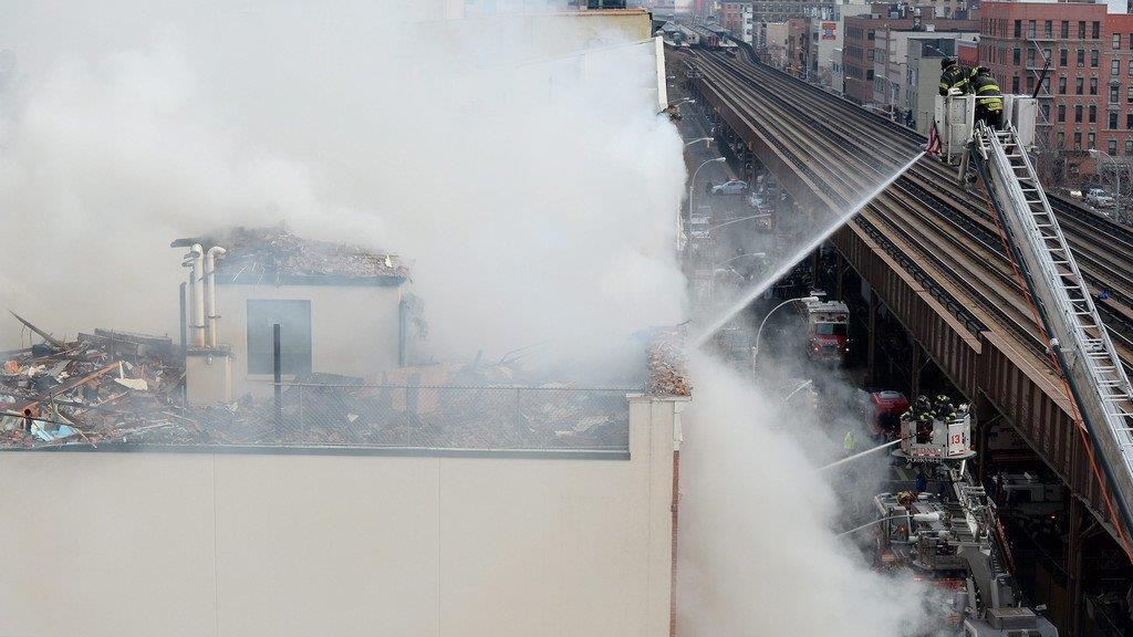 Explosion in New York: Zwei Gebäude eingestürzt