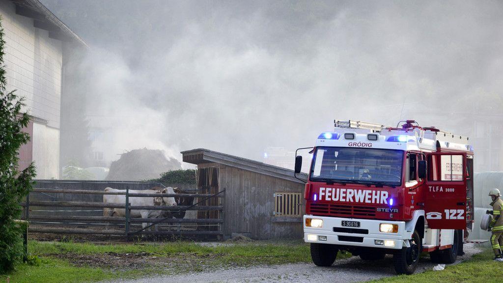 Brand in Grödig