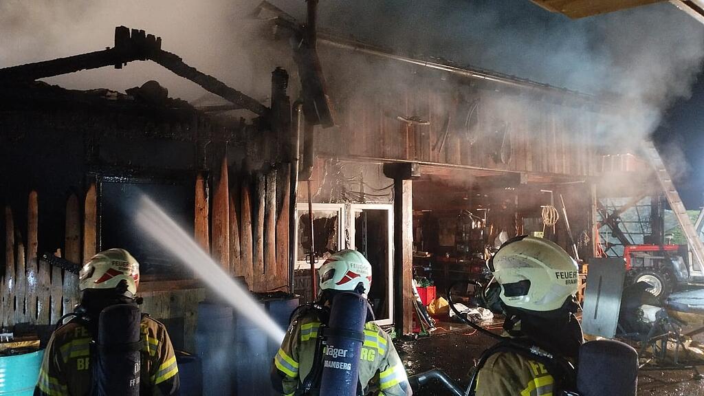 Stallbrand in Bramberg