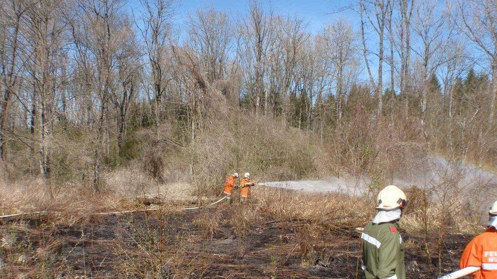 Großbrand in Nußdorf