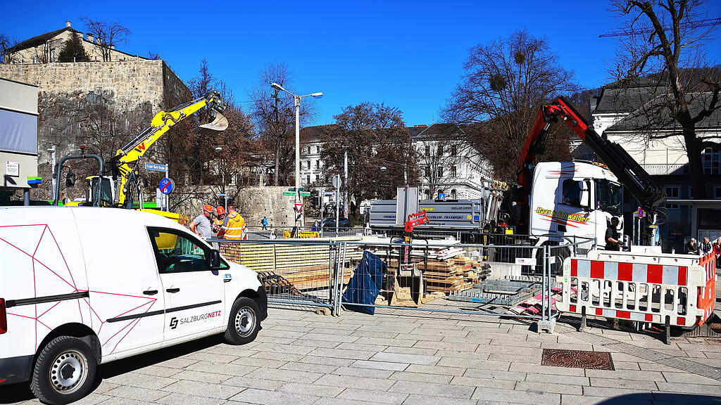 Salzburg AG erneuert Leitungen von Nonntal bis zum Franz-Rehrl-Platz