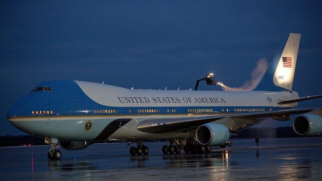 Die Air Force One in Aktion