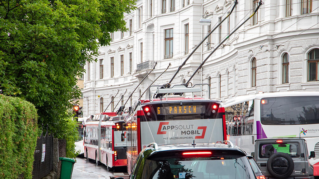 Stau-Chaos Stadt Salzburg