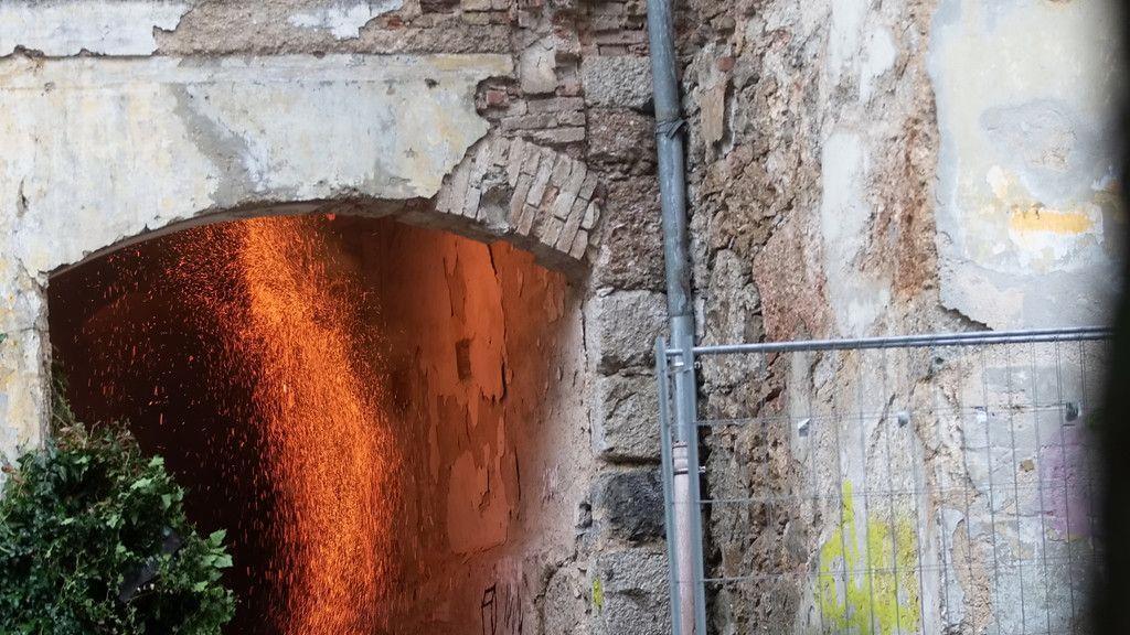 Brand beim Gut Guggenthal