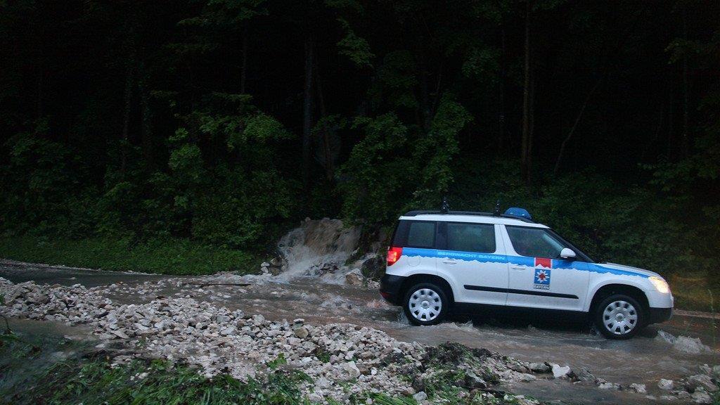 Hochwasseralarm im Lkr. Berchtesgadener Land