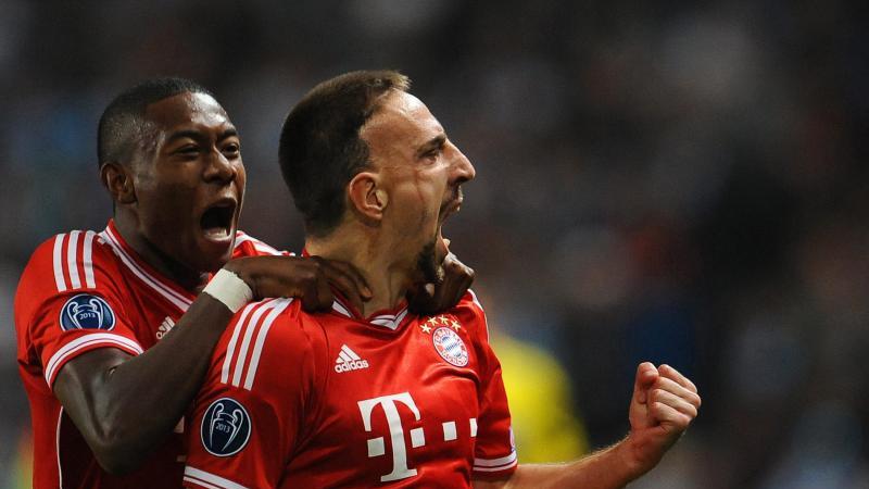 Ribery jubelt über den Führungstreffer