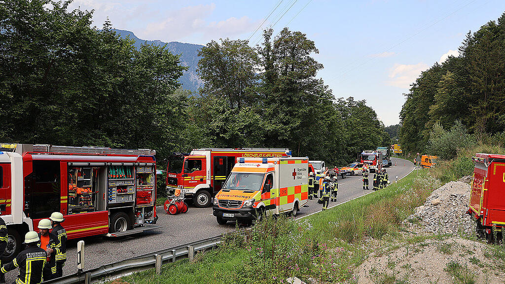 Crash auf B21 in Bayern