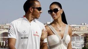 Nicole Scherzinger und Lewis Hamiltion