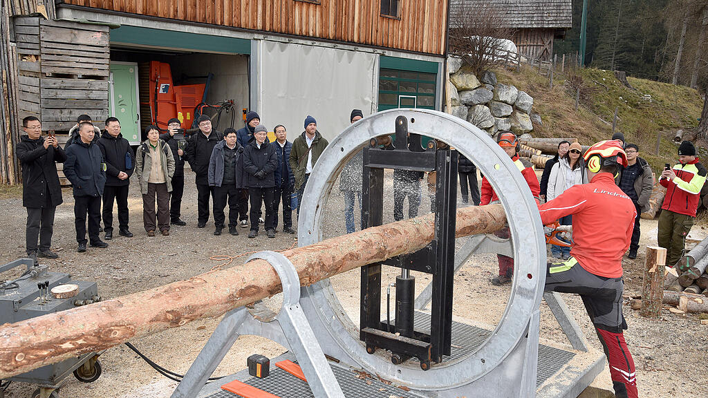China-Delegation in LFS Tamsweg