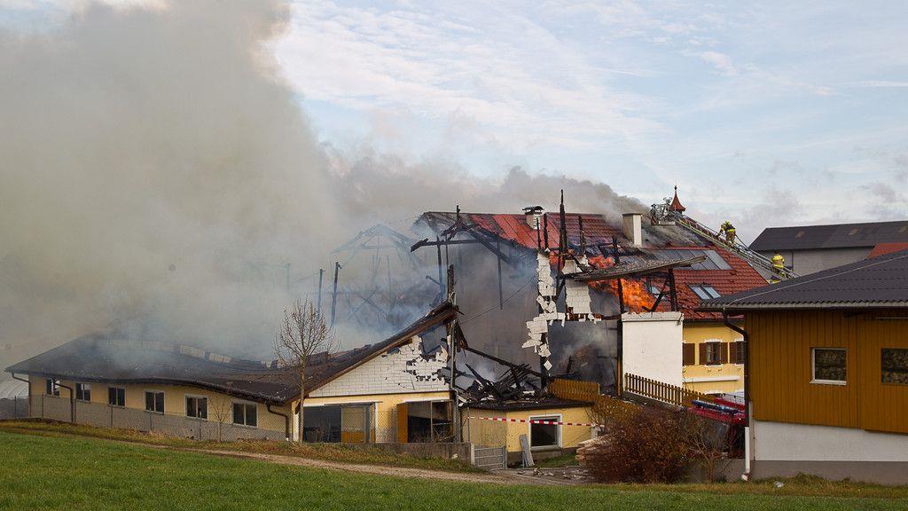 Großbrand in Seekirchen