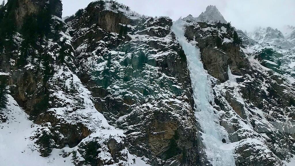Lawine Mittersill, Eisklettern,