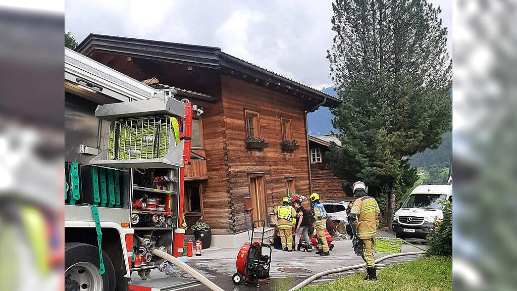 Gasexplosion in Neukirchen am Großvenediger