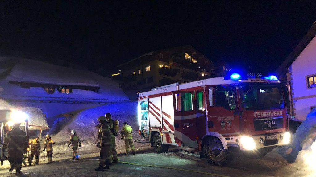 Brand in Hotel in Obertauern