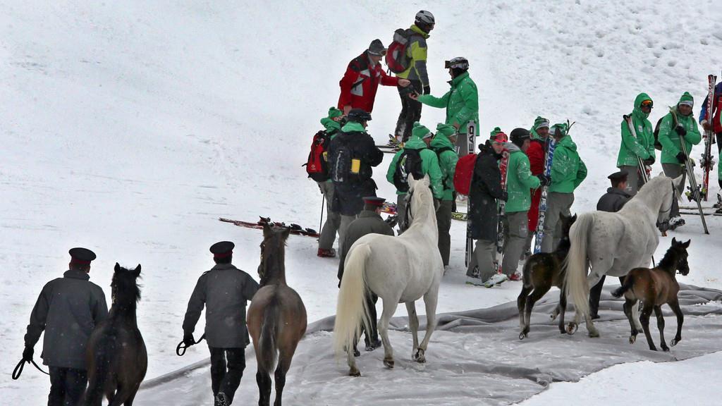 Letzte Vorbereitungen in Schladming