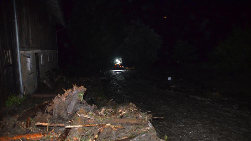 Unwetter über Salzburg: Bilder aus Großarl