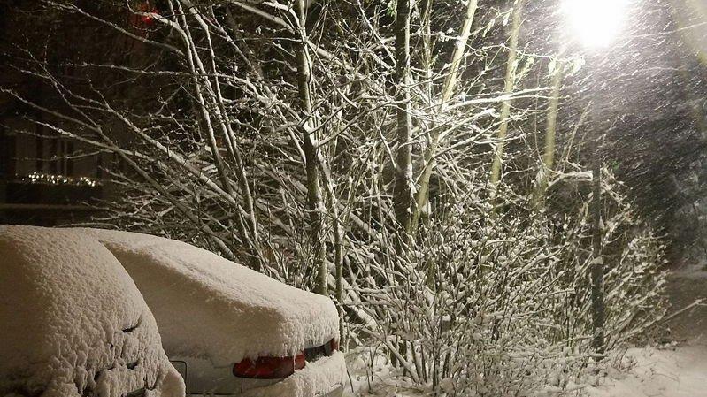 Schneechaos in der Stadt Salzburg