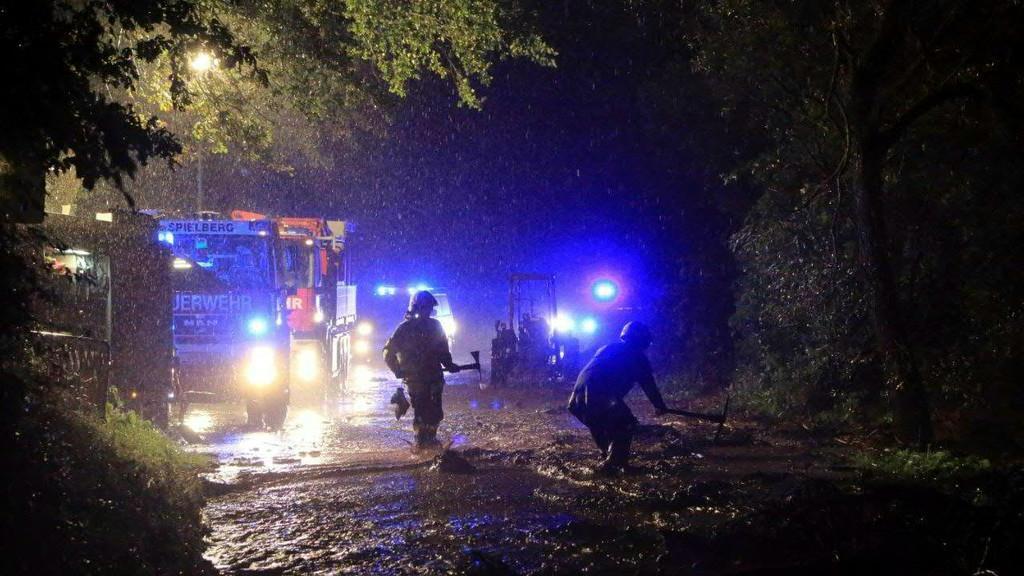 Unwettereinsätze in der Steiermark