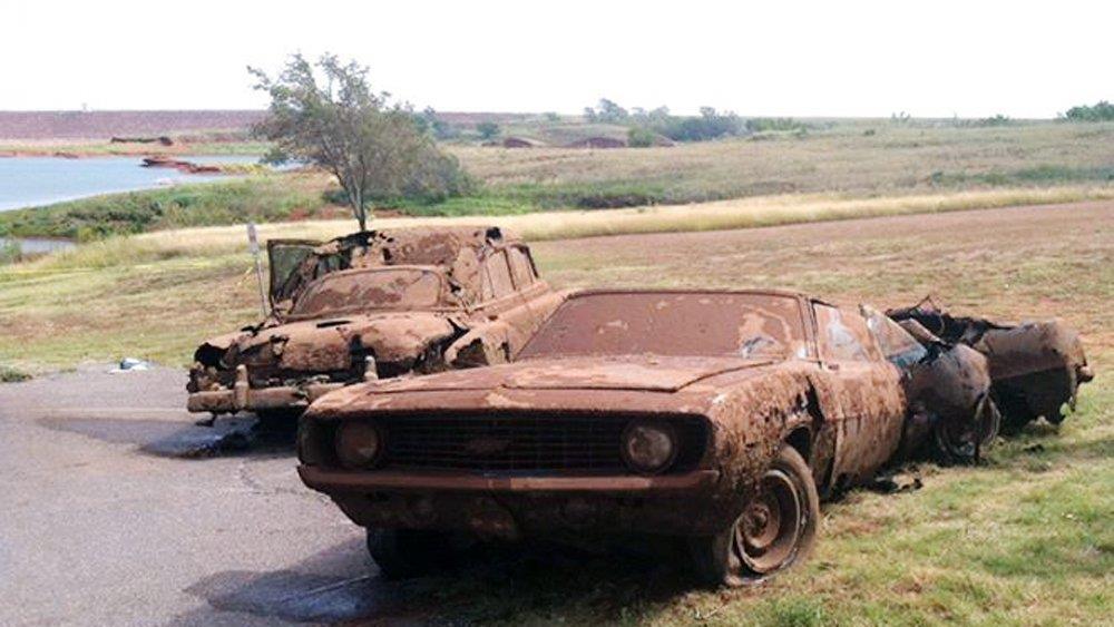Oklahoma: Sechs Leichen in verrosteten Autos in See entdeckt