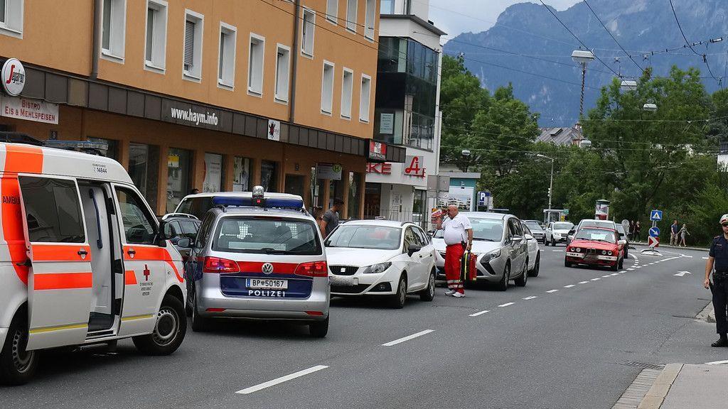 Mopedunfall in der Petersbrunnstraße
