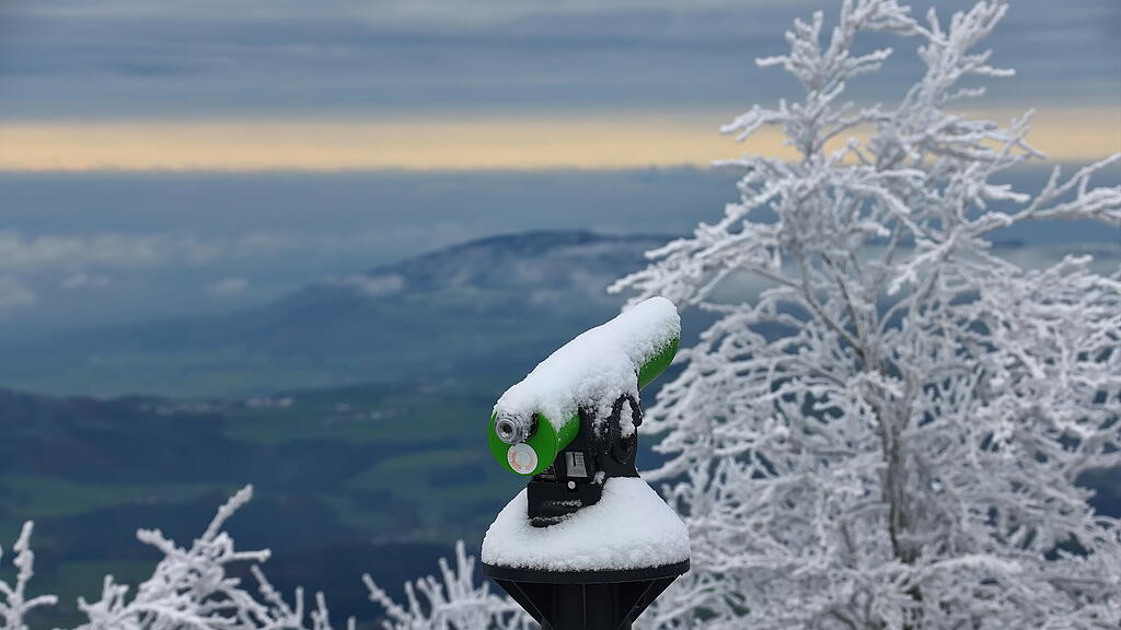 Schnee am Gaisberg