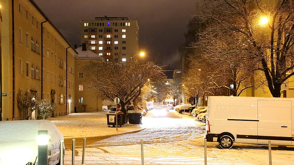 Schneechaos in Salzburg