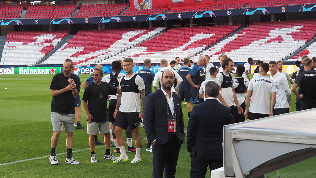 Red Bull Salzburg, Training, Benfica Lissabon,