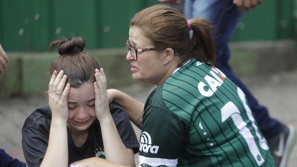 Chapecoense-Fans trauern