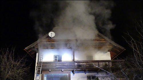 Einfamilienhaus in Tamsweg in Flammen