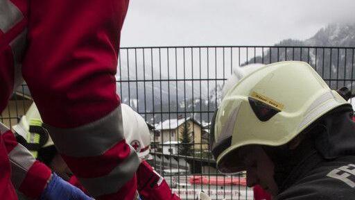 Schauübung der Rettungskräfte in St. Johann