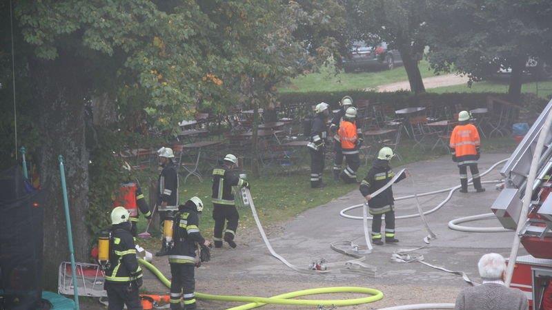 Großbrand in Piding